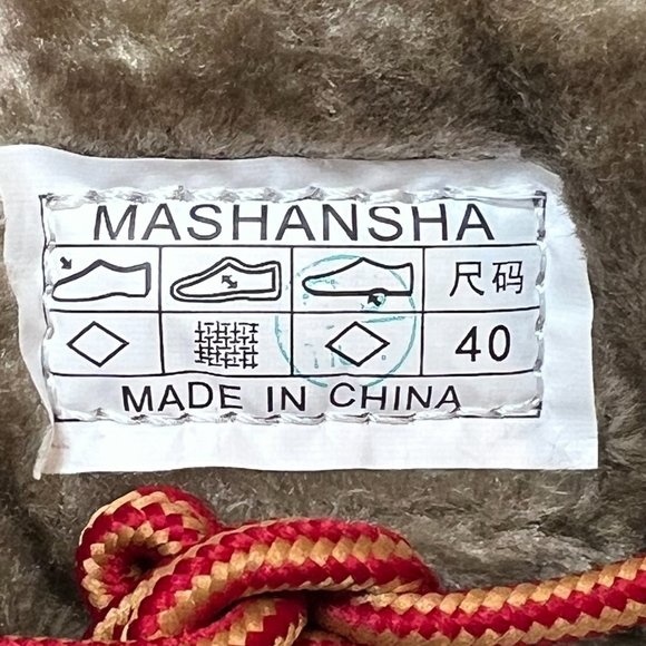 Mishansha Women's Brown High Top Warm Lined Winter Ankle Boots Size 40 (US 9.5) - Picture 8 of 9